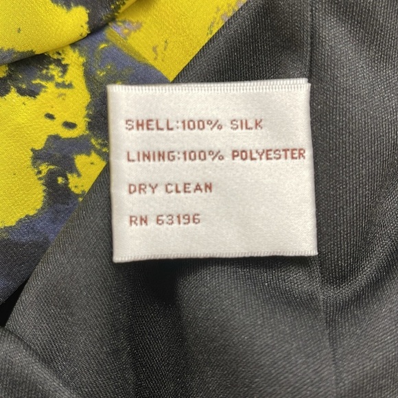 Suzi Chin for Maggy Boutique Watercolor Drop Waist Silk Shift Dress - Picture 9 of 9